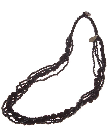 Sadi Smokey Black Necklace