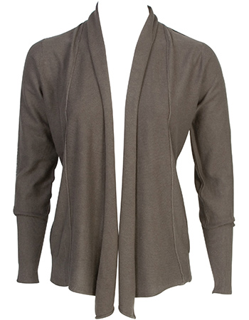 Wrap Cardigan Dark Gull Gray