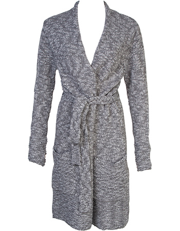 Belt Chunky Knit Cardigan