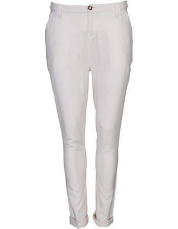 Pantalon Wit Linnen