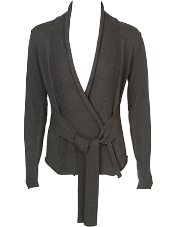 Wrap Cotton Cashmere Cardigan