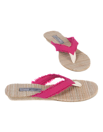 Wood Thong Fuscia