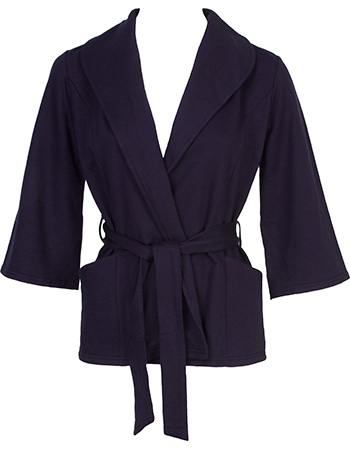 Marie Fleece Wrap Cardigan