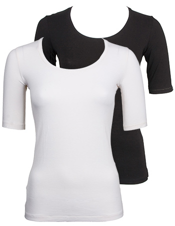 2 pack Black White