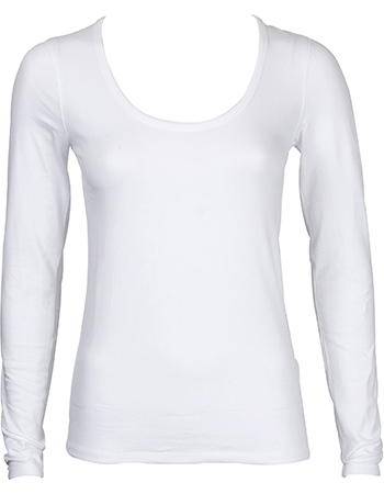 Loes longsleeve wit