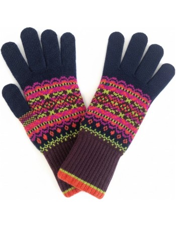 Handschoenen Alloa Merino Wol Salsa Tango