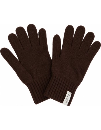 Wollen Handschoenen Anita Gerecycled Cashmere Brown