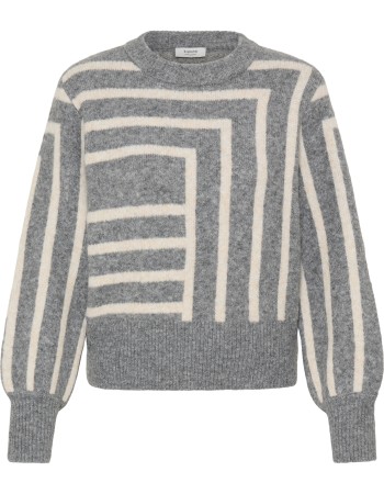 Trui Byomea Abstract Grey
