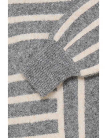 Trui Byomea Abstract Grey detail