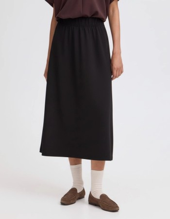 zwarte midi rok 
