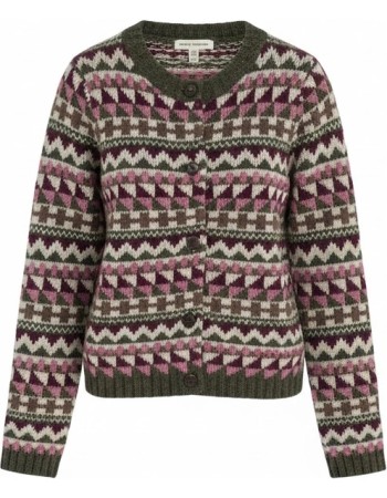 Cardigan Merinowol Dawson Pick Fair Isle