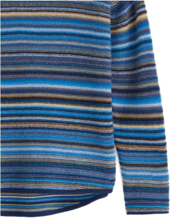 Trui Fruity Ripple Marks Bright Marine Mix detail