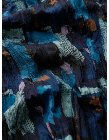 Blouse Larissa Paint Texture Maritime detail