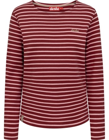 Longsleeve Interstriped Rhubarbcoral Blush