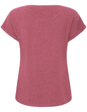 T-shirt Pamila Rouge Melange detail
