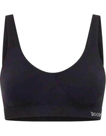 Bamboe BH Seamfree Crop Black