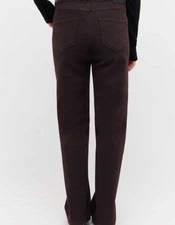 Jeans Lara Wide Leg Espresso Used detail