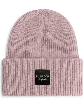 Beanie Gerecycled Wol Light Pink