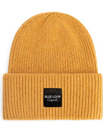 Beanie Gerecycled Wol Honey