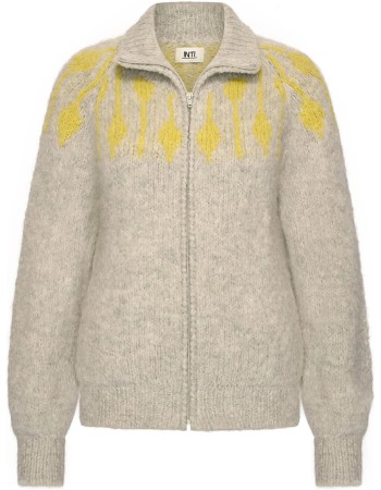 Vest Cleo Alpaca Wol Con Grey