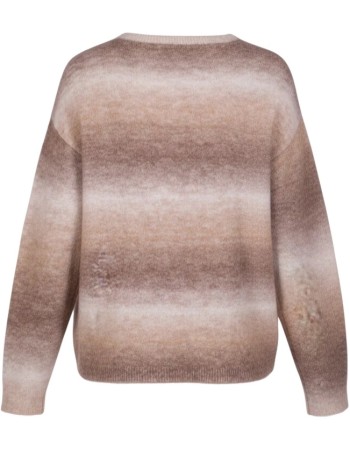 Trui Oslo Alpaca Wol Taupe detail