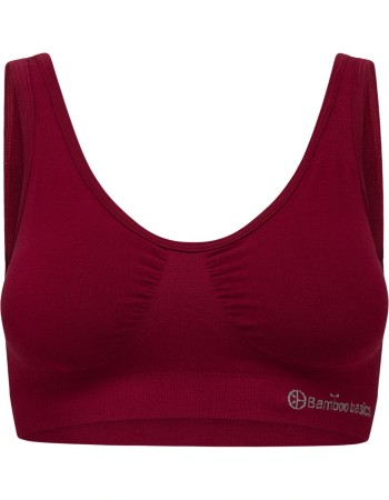 BH Fleur Seamles Padded Bamboe Burgundy