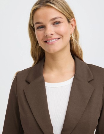 blazer van gerecycled polyester