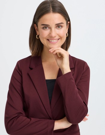 aubergine blazer
