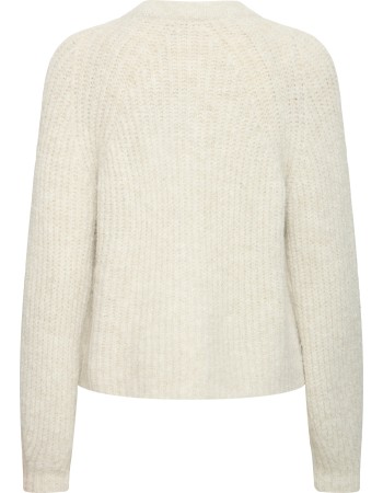 Cardigan Frcharleen Oatmeal Melange detail