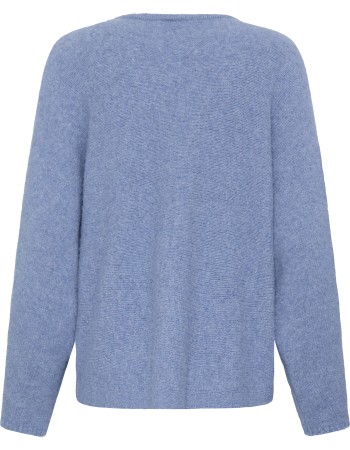 Trui Frbela  Blue Blizzard Melange detail