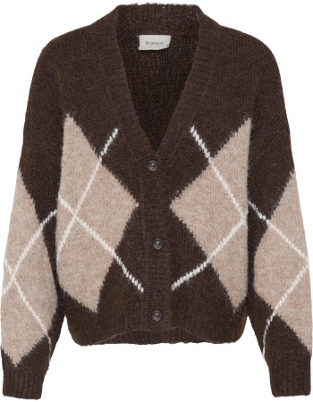 Cardigan Frcharleen Hot Fudge Check