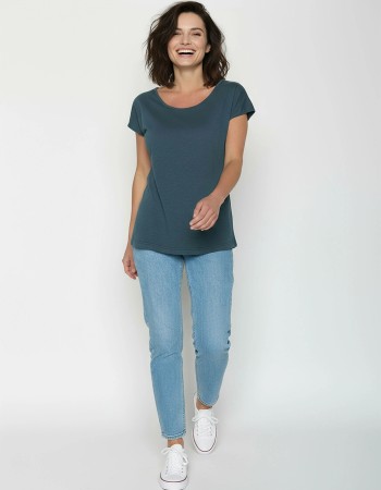 basic shirt van biologisch katoen 