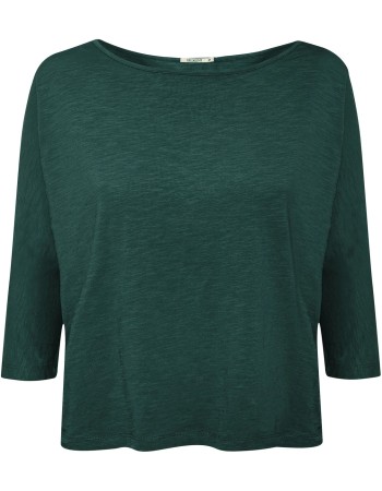 Longsleeve Simper Driekwart Mouw Petrol Green
