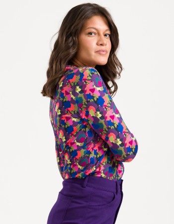 kleurrijke blouse lalamour