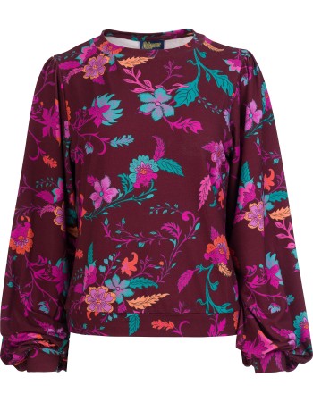 Blouse Cathy Dark Ivy Fig