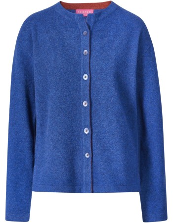 Cardigan Moma Lamswol Indigo