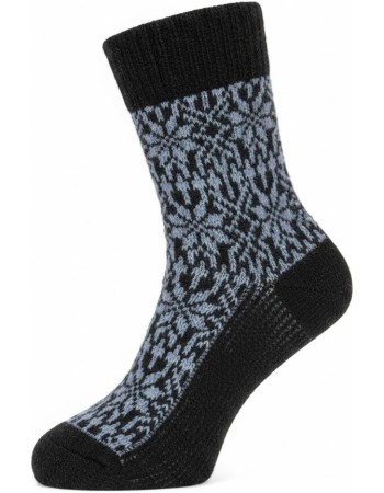 Noorse Wollen Sokken Sternen Dark Blue