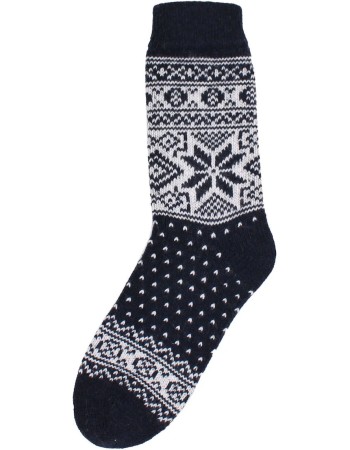 Wollen Sokken Daneystay White Navy