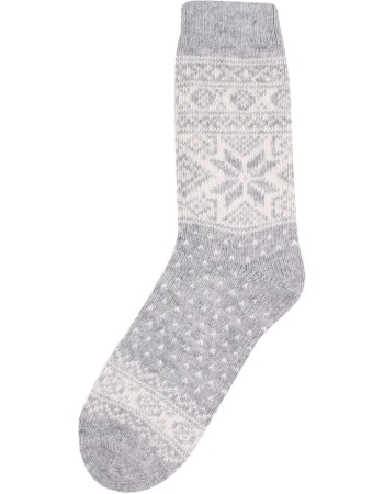 Wollen Sokken Daneystay White Grey