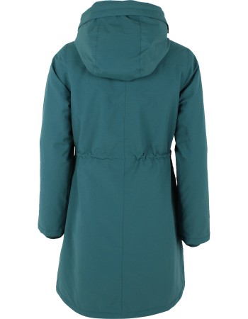 Winterparka Daneora Dark Slate Green detail