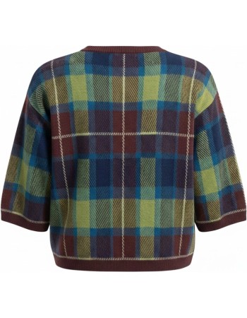 Trui Boxy Roma Rum Raison detail