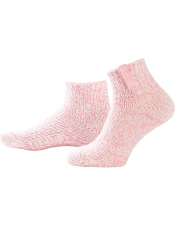 Wollen Slaapsokken Sleep Well Double Pink