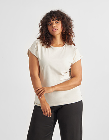 T-shirt Visby Base Oat White