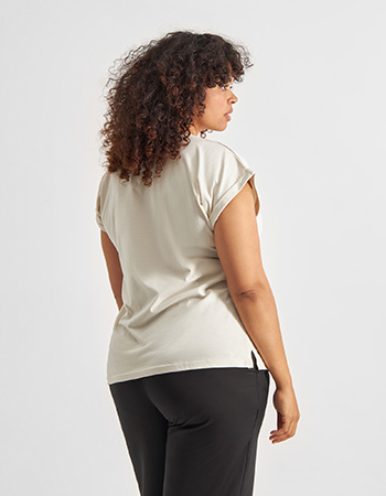 T-shirt Visby Base Oat White