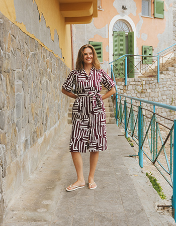 duurzame zomerse jurk van dedicated