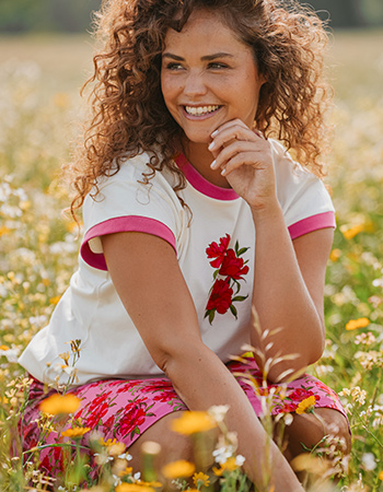 kleurrijk shirt van lalamour