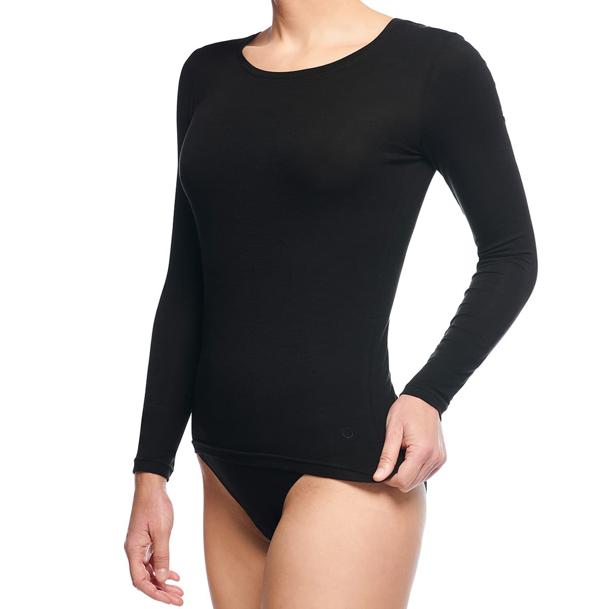 Longsleeve Lara Bamboe 2 Pack Zwart
