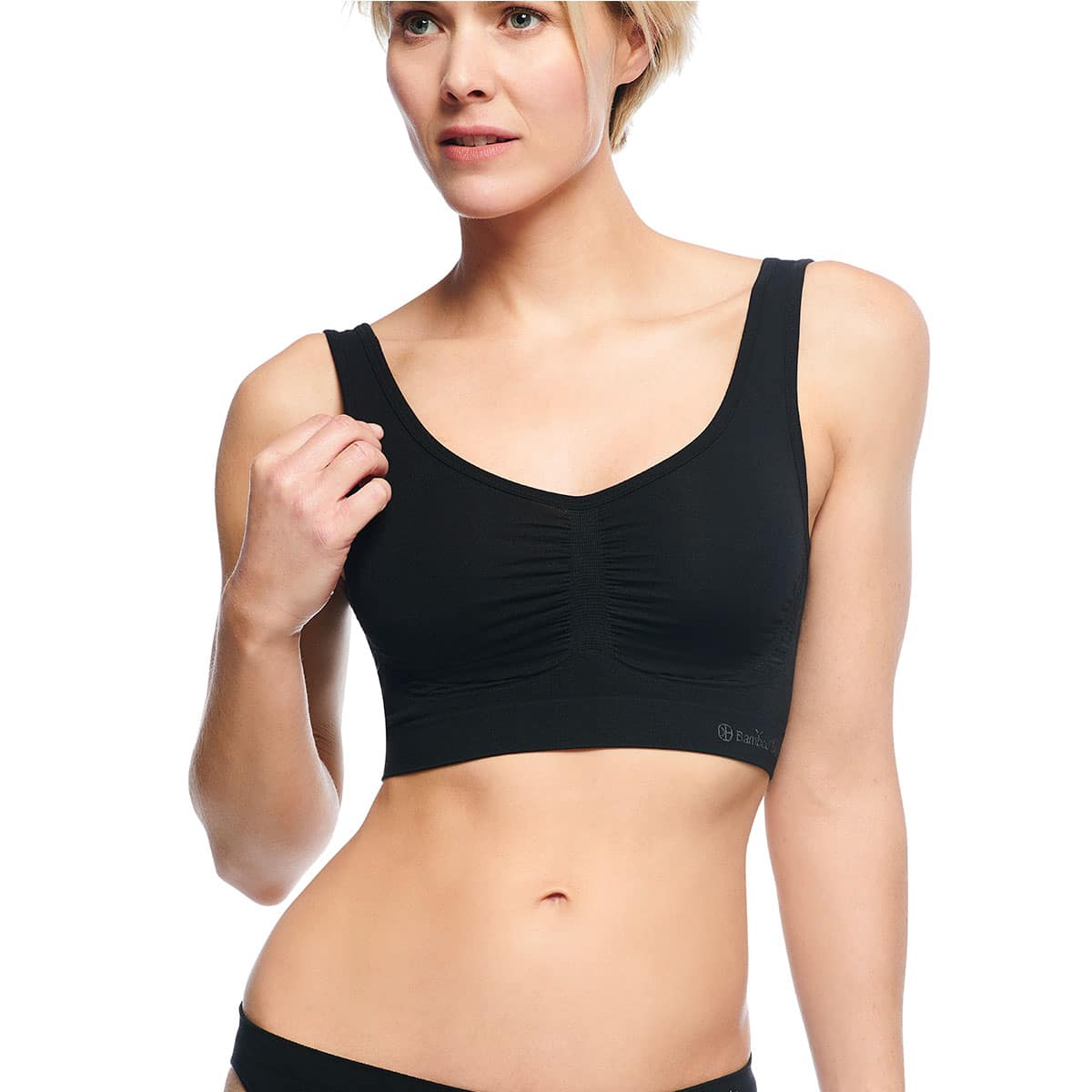 BH Fleur Seamless Padded Bamboe Black