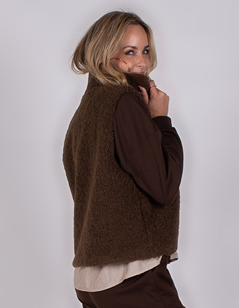 Bodywarmer Vegan Regina Brown
