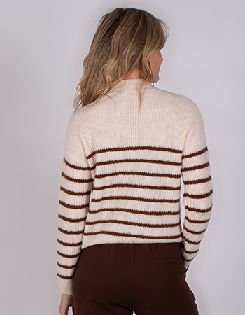 Trui Tolouse Stripe Bronze Pale